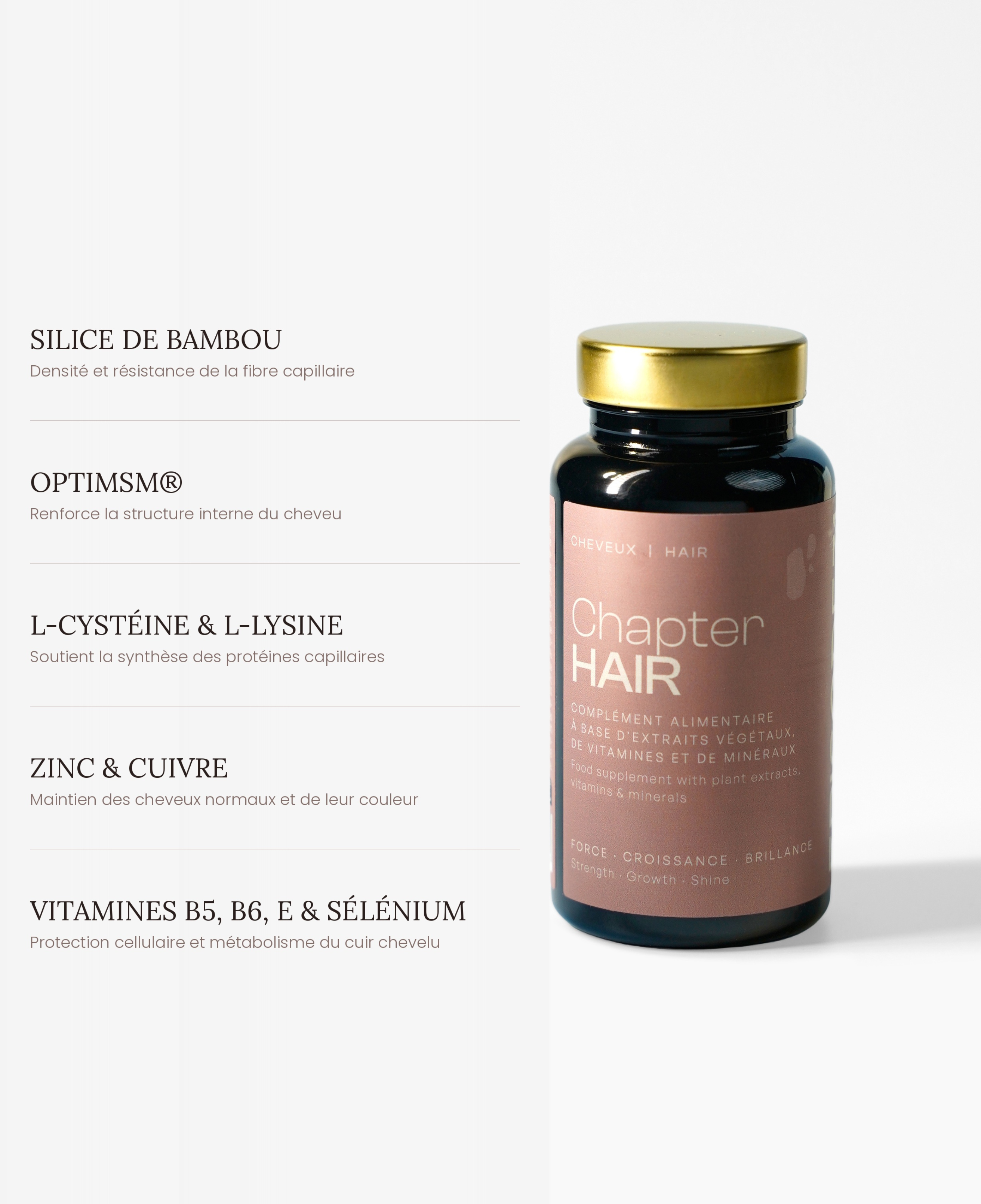 CHAPTER HAIR - DENSITÉ & FORCE